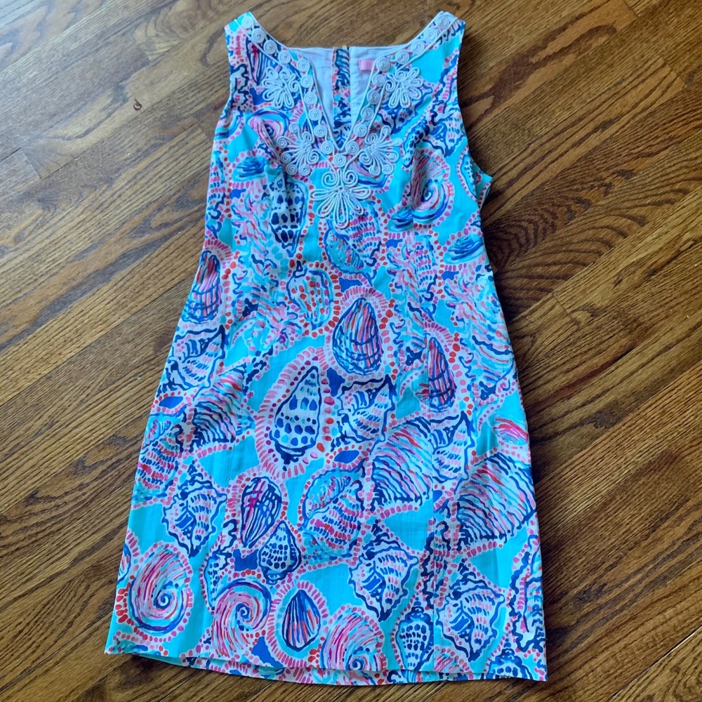 LP seashell print shift dress